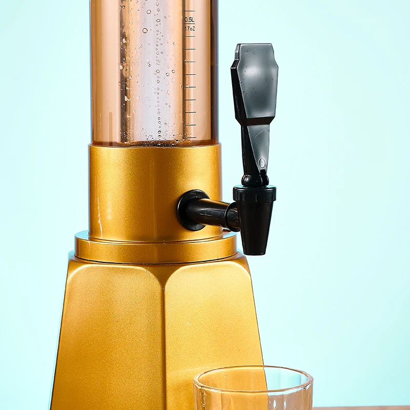 Wholesale Diamond base Beer Draft Dispensers Popular Tower 3 Liter Juice Portable Drink Dispenser