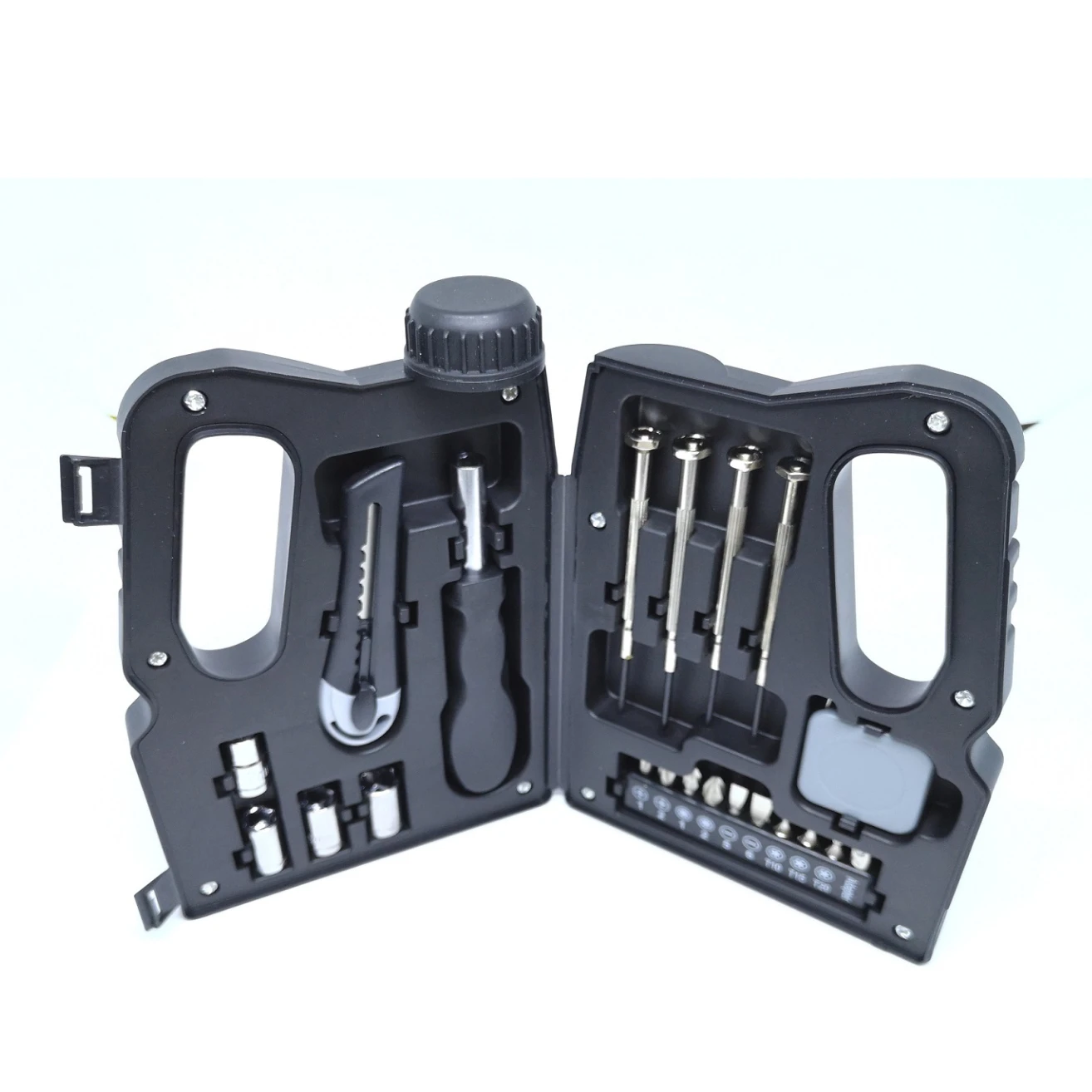 Набор инструментов в виде бутылки с маслом, набор инструментов в новом стиле, Прецизионная отвертка, набор инструментов для ремонта, Набор отверток с чехлом, черный ящик