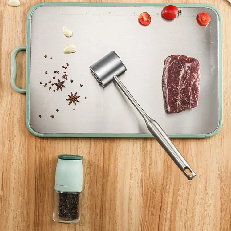 Kitchen Meat Tool Stainless Steel Meat Tenderizer Hammer