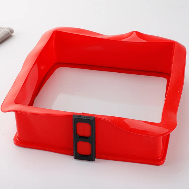  Силиконовые разъемная Кастрюля со стеклянной база 3D торт шоколадный Маффин прессформы Diy формы для