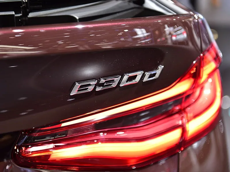 In stock 3D ABS 730d 740d 750d Car Styling Tailbox Letter Badge Badge sticker for BMW 1 3 5 7 Series glossy matte black