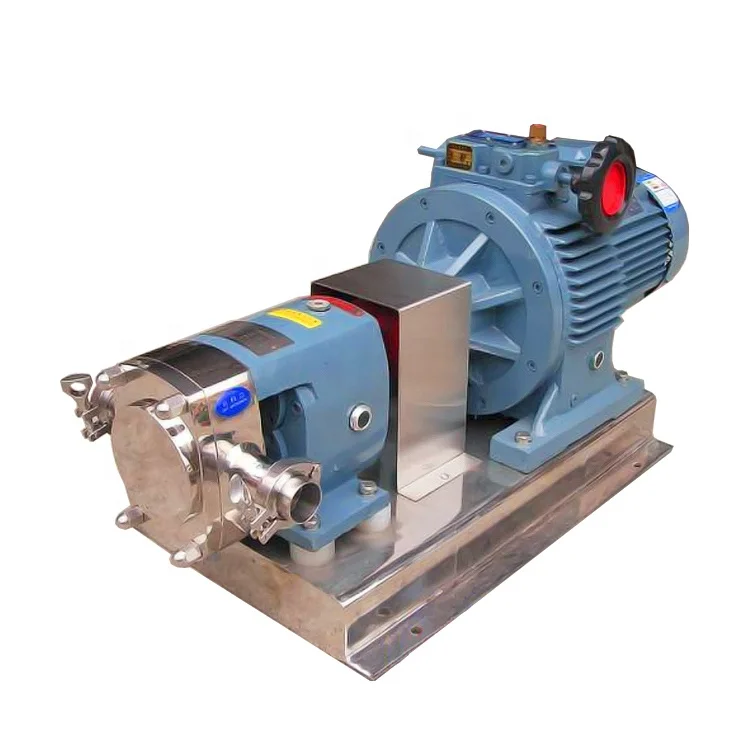 SS304 SS316L Stainless Steel Dosing Lobe Pump For Boiler Fresh Butter Candy Gum And Chocolate