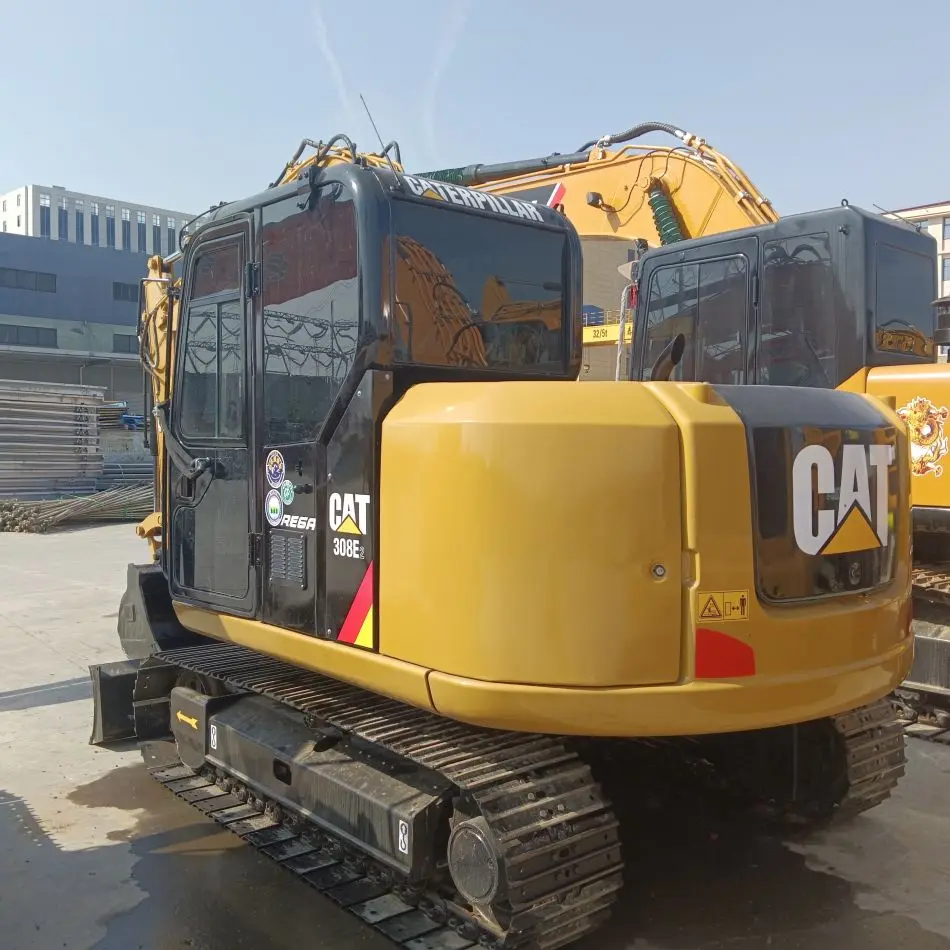 Original Cat308E2 Used Mini Digger 8 Ton Low Price Hydraulic Crawler Caterpillar Used Tracked Excavator