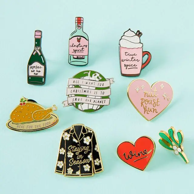 Самолёт вертушка робот персонализированный Канада крест голова мужской значок Золотой Металл на заказ жесткие эмалированные булавки для