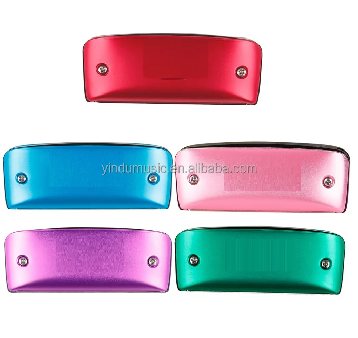 Professional 7-Hole Harmonica Instrument Blues Color C D Beginner Diatonic Chromatic Pronunciation Plastic Wholesale