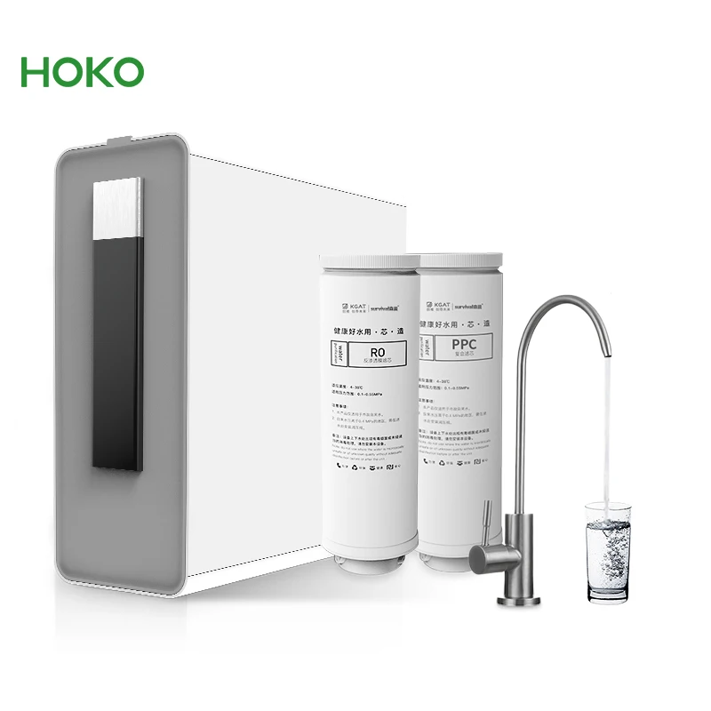 Home Under Sink Tankless Reverse Osmosis System Smart RO Water Filter Systems 600GPD Electric Water Purifier
