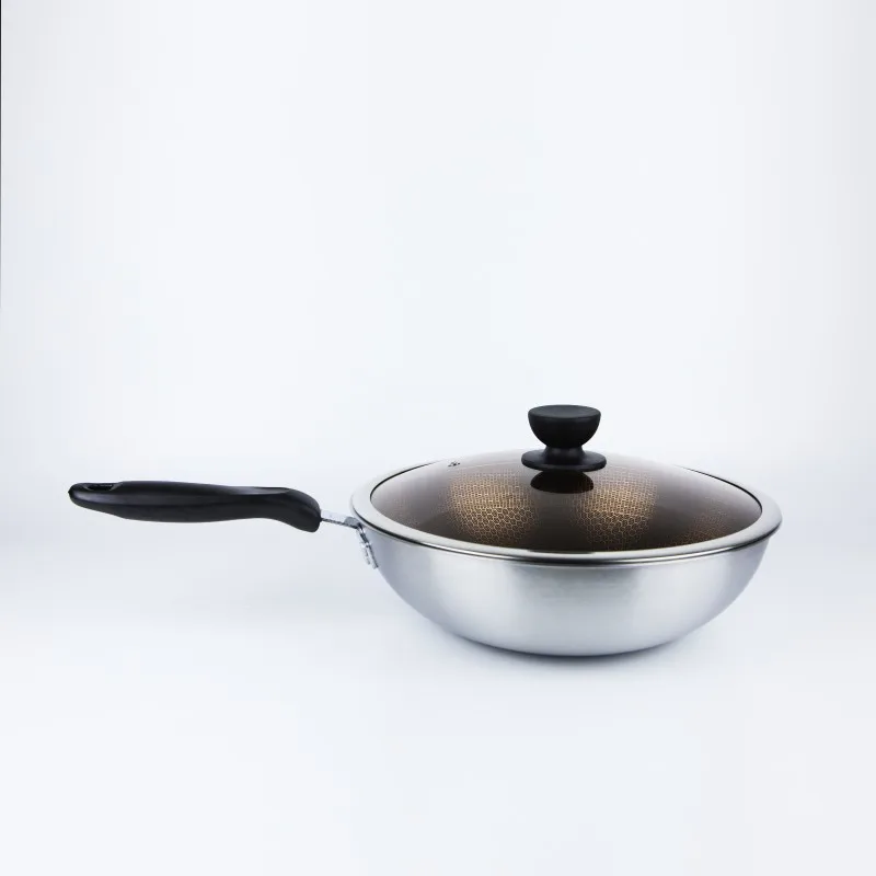 Сковорода stiri wok из нержавеющей стали, не прилипающая, со скидкой