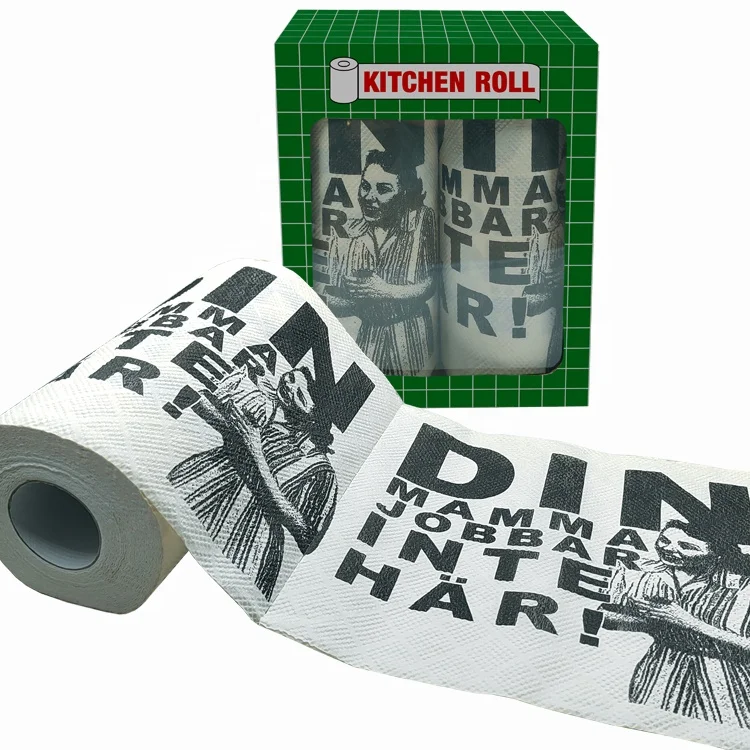 Damon-Tissue Disposable Custom Printed Paper Novelty Kitchen Towels