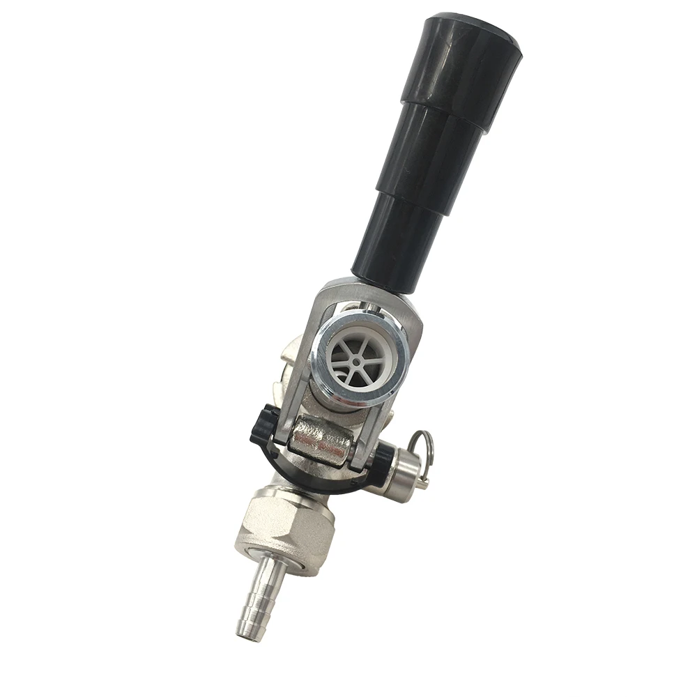 D Type Brass Beer Keg Coupler with 304 Stainless Steel Probe