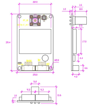 Gps Tracking Gsm Module Pcb Gt06n Gnss Rtk Antenna Agricultural Gps Mtk Chip Mtk3339 Gps Module For Farming Mapping Surveying