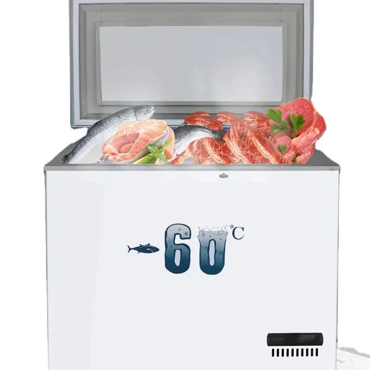 High Quality  Multiple Sizes Commercial Horizontal Deep Freezer Supermarket Top Open Horizontal Refrigerator Freezer