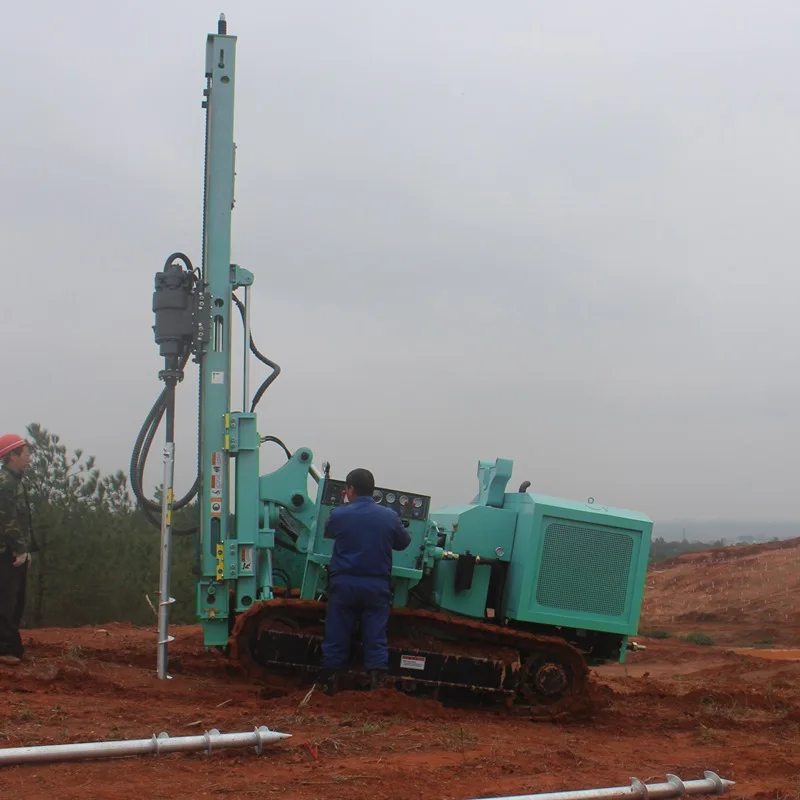 New Design Spiral Anchors Screw Foundation Piles Ground Pile Driver Boring Micropile