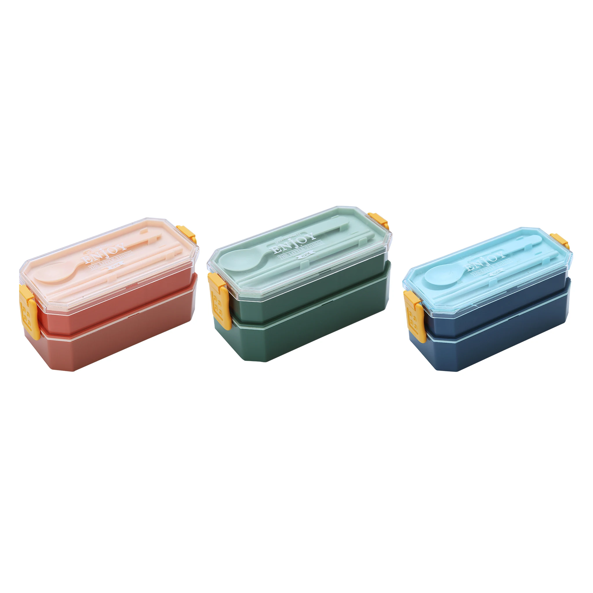 2023 New Arrival Wholesale Hot Sell Japanese Stype Student Plastic Lunch Storage For Kids Food Container Bento Tiffin Lunch Box
