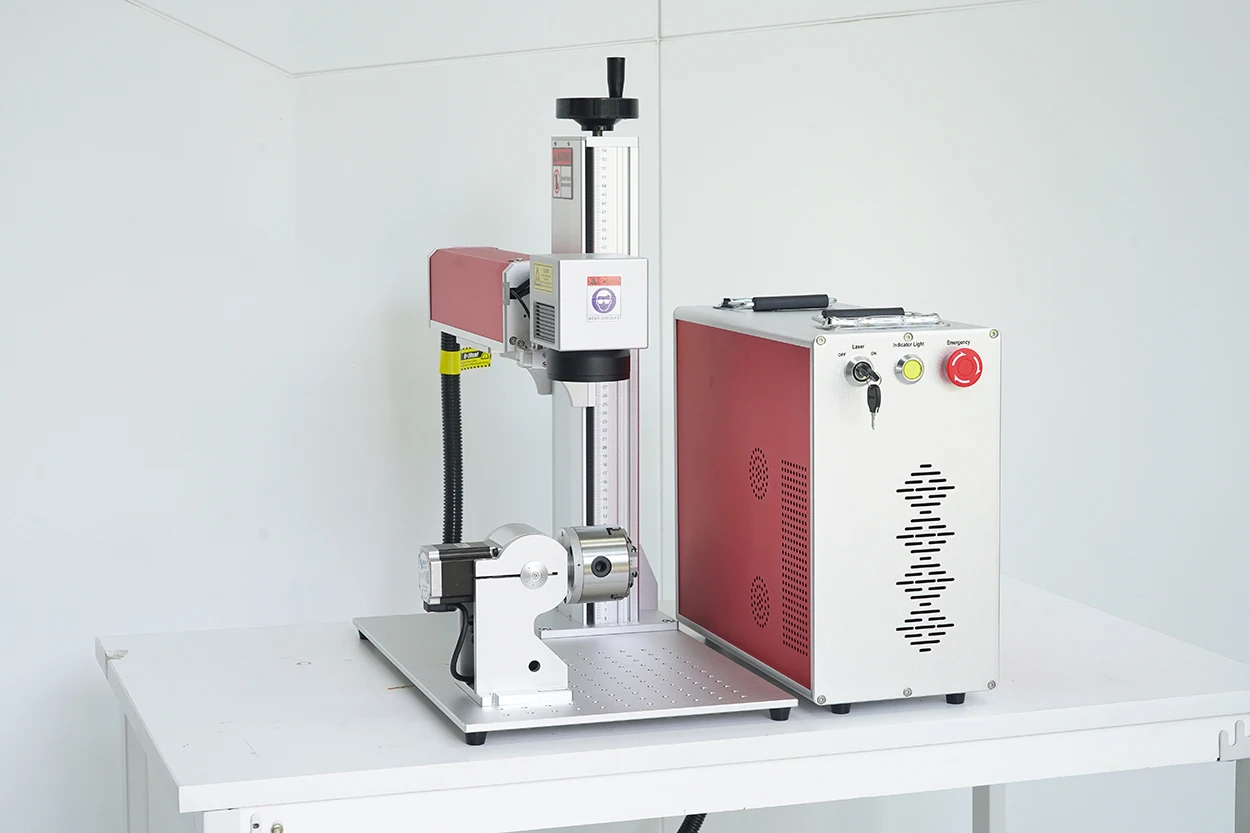 3D Relief Split 30w mopa Fiber Laser Marking Machines Portable for All Materials Fiber Laser Engraving Machine For Metal