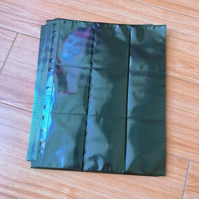 Photo Albums Plastic Comb Binding Custom Stamp Album Heavy Duty Plastic Sheet Protector Zipper Album