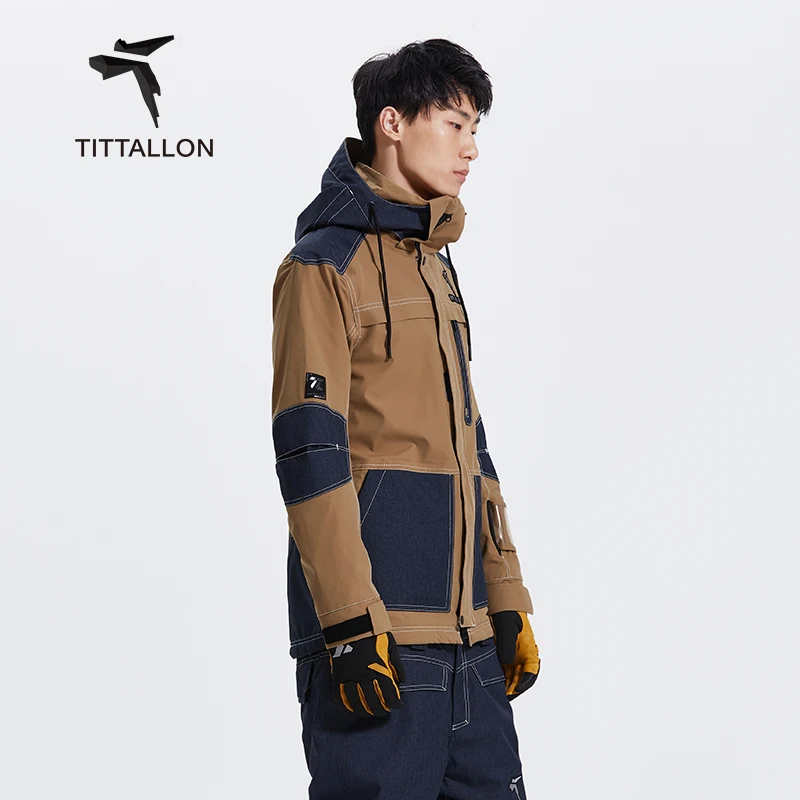 Trends 2024 Winter Sports Breathable Warm Snow Fleece Waterproof Snowboarding Ski Jackets Men coats