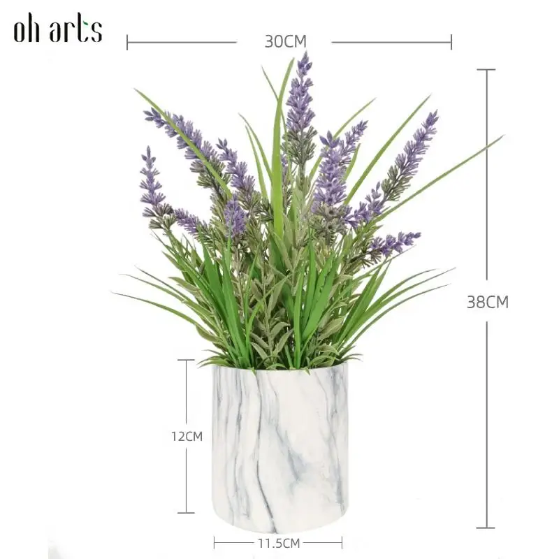 Oh Arts Manufacturer Direct Selling Artificial Lavender Artificial Flowers For Decoration Indoor And Outdoor