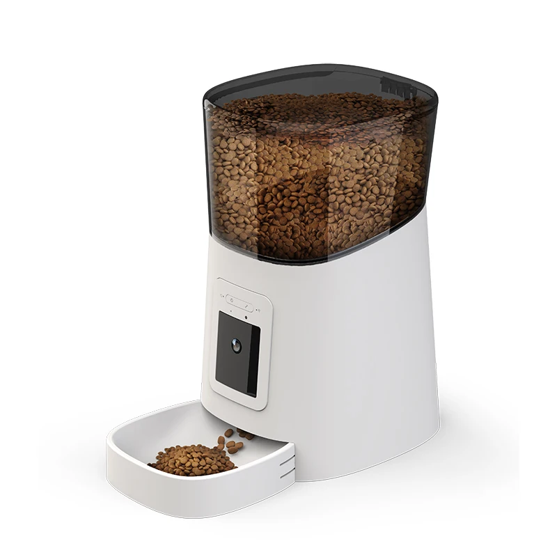 Night Vision and Real-time Video 6L Large Food Barrel Intelligent Pet Feeder