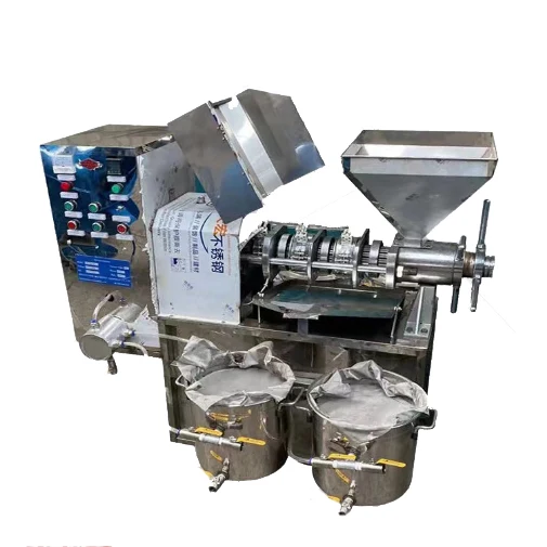 Fully automatic spiral oil pressers peanut sesame Walnut oil pressers press