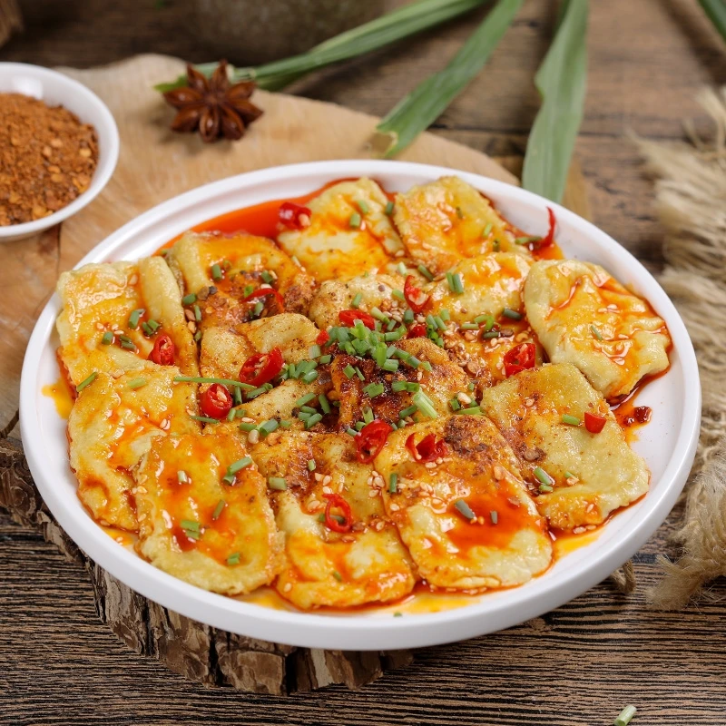 Yibin pulped tofu small baked tofu snack Barbecue food