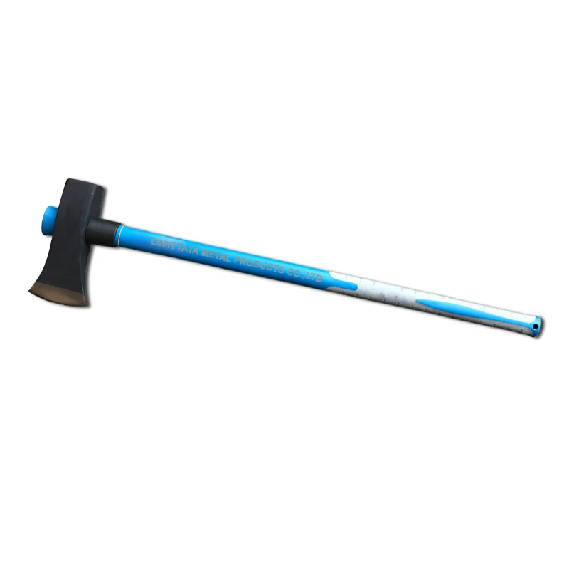 Carbon steel forged splitting mauls with fiberglass handle professional splitting axe factory 6LB 8LB size