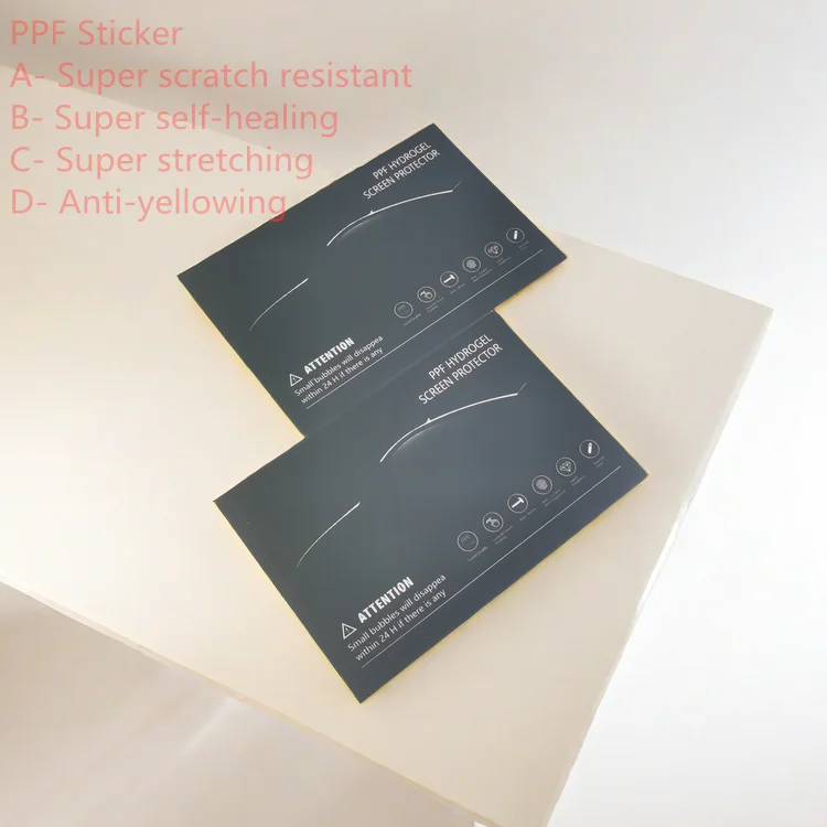 Factory wholesale mobile phone screen protective film PPF spray sticker anti-scratch high water condensation film