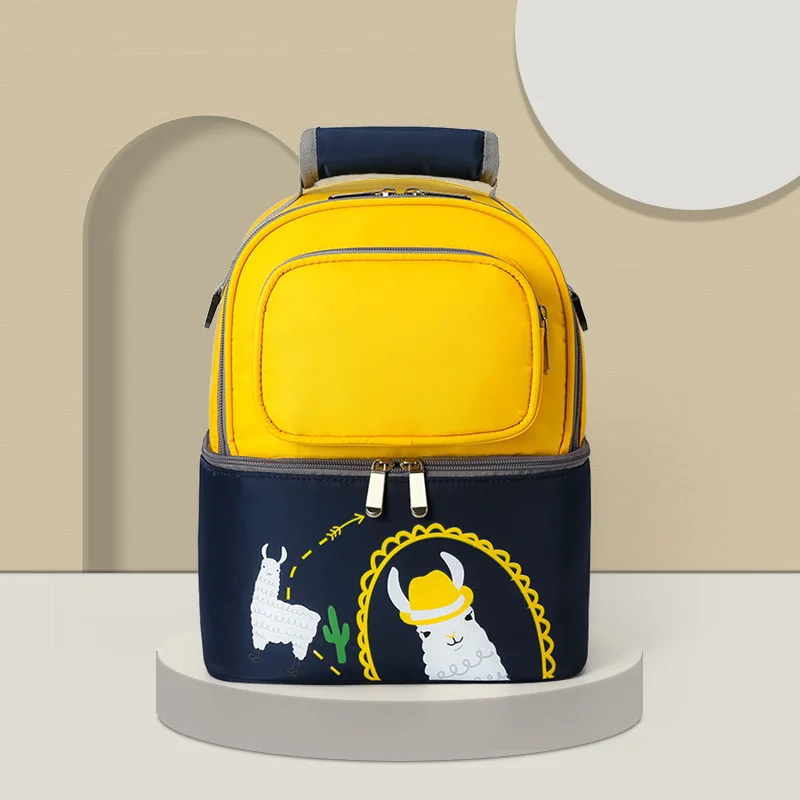 Hot Selling New Back Milk Bag Baby Diaper Bag Backpack Breast Milk Fresh-keeping Refrigerated Ice Pack Multifunctional