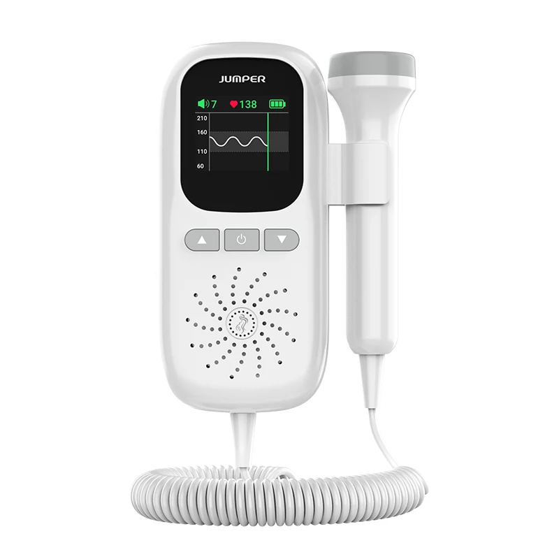 JUMPER JPD-100F Cheap Price TFT Screen Handheld Baby Heartbeat Monitor Fetal Doppler Ultrasound