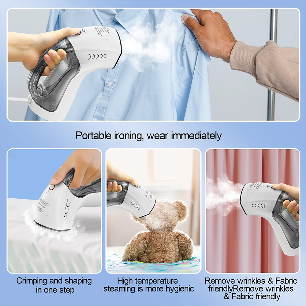 Lescolton wholesale popular electric clothes steamer safe constant temperature 5 in 1 versatile garment steamer