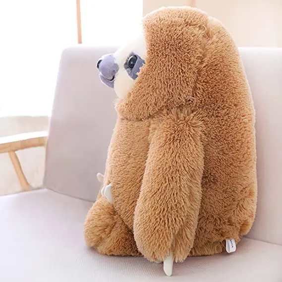 Wholesale Promotional Large Soft lovely Sloth Stuffed Animal Kids Fluffy Stuffed Sloth Birthday Gifts Big Plush Sloth Toy
