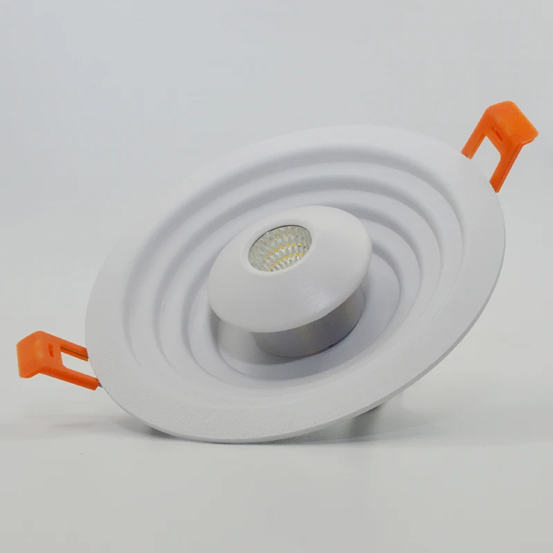 2021 best LED spotlight 15W 6inch round white COB SMD Hotel Retail Shop ceiling spot light recessed 3 in 1 spot downlight led