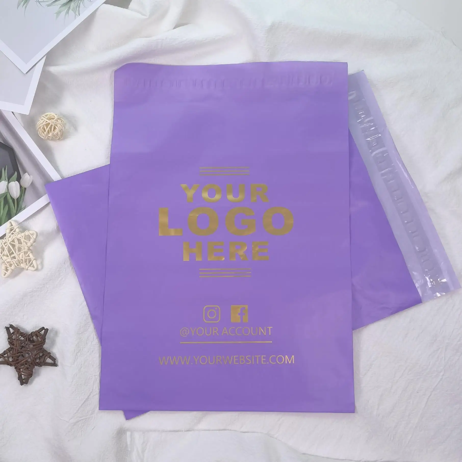 Custom Metallic bubble mailer padded envelopes\/aluminum foil mailing bags\/custom waterproof shipping mailer