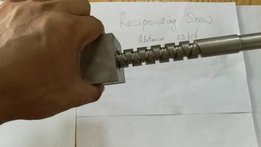 MMS 20 years factory customized or OEM SUS304   reciprocating screw