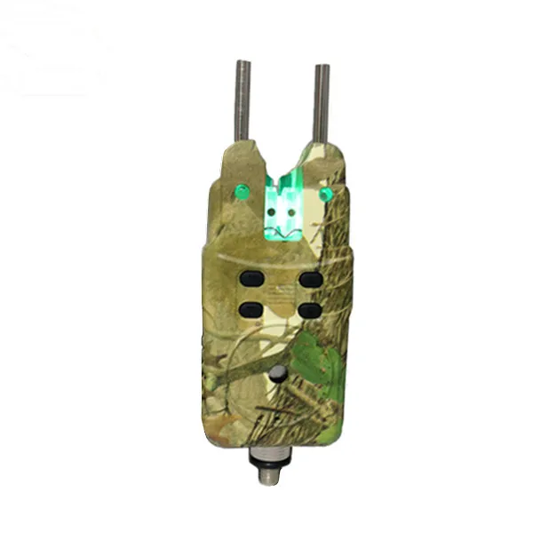 JZH-RF698 4+1 Camo customized logo Waterproof Wireless Fishing Bite alarm