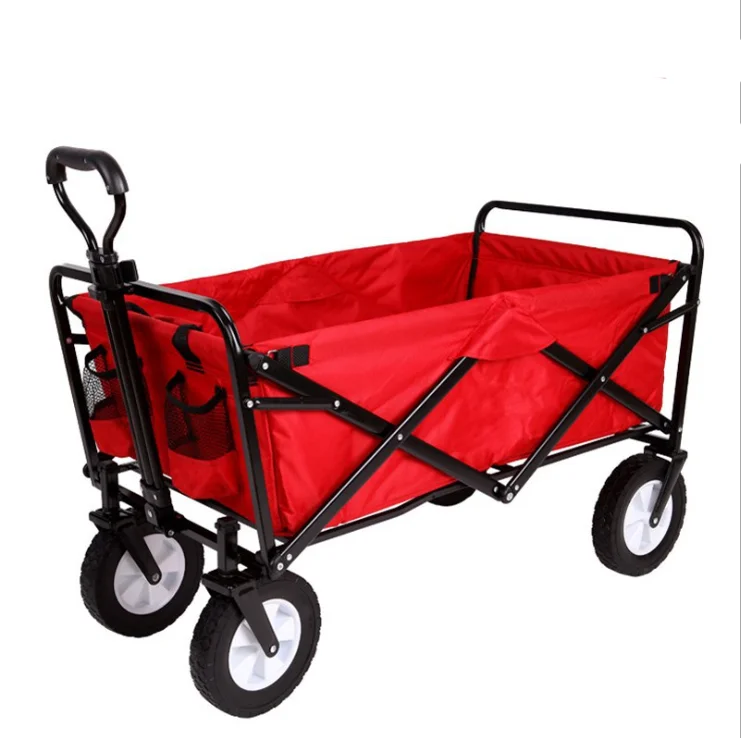 Hot Sale FW002 Outdoor Camping Galley Portable Wagon Fold Up Luggage Trolley Cart for Shopping