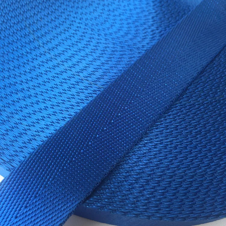 Custom size colorful herringbone webbing twill nylon webbing for bag strap