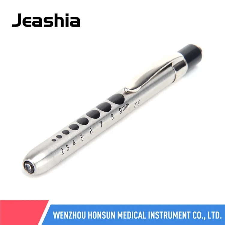 
Custom Logo Pen-shaped Metal Medical Flashlight, First Aid Medical LED Torchlight Pen 