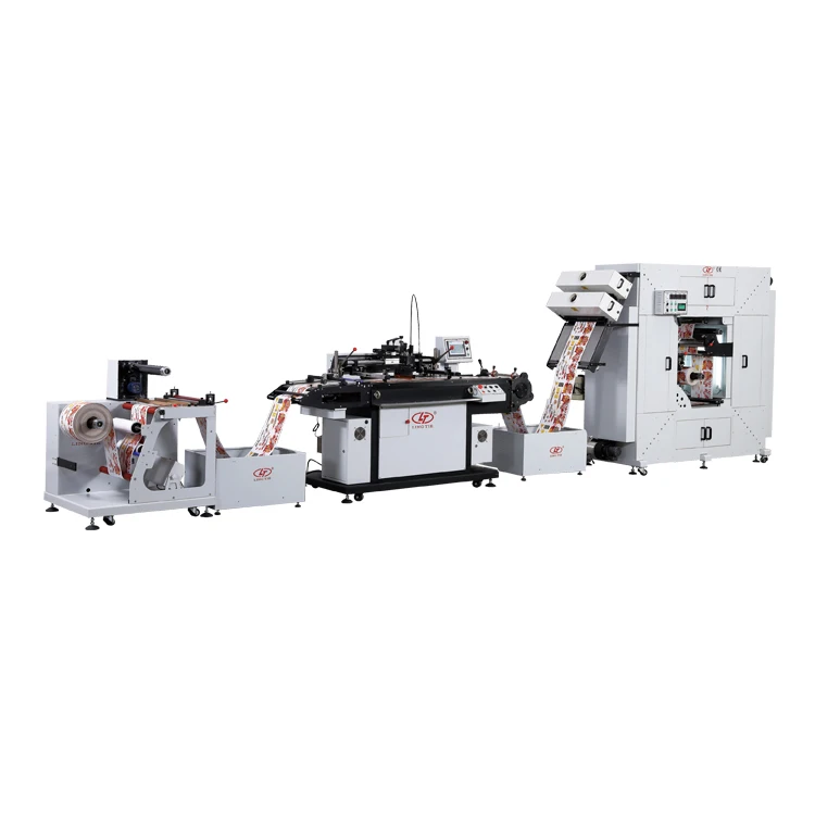 Digital roll to roll heat transfer  Water Transfer Label silk screen printing machine