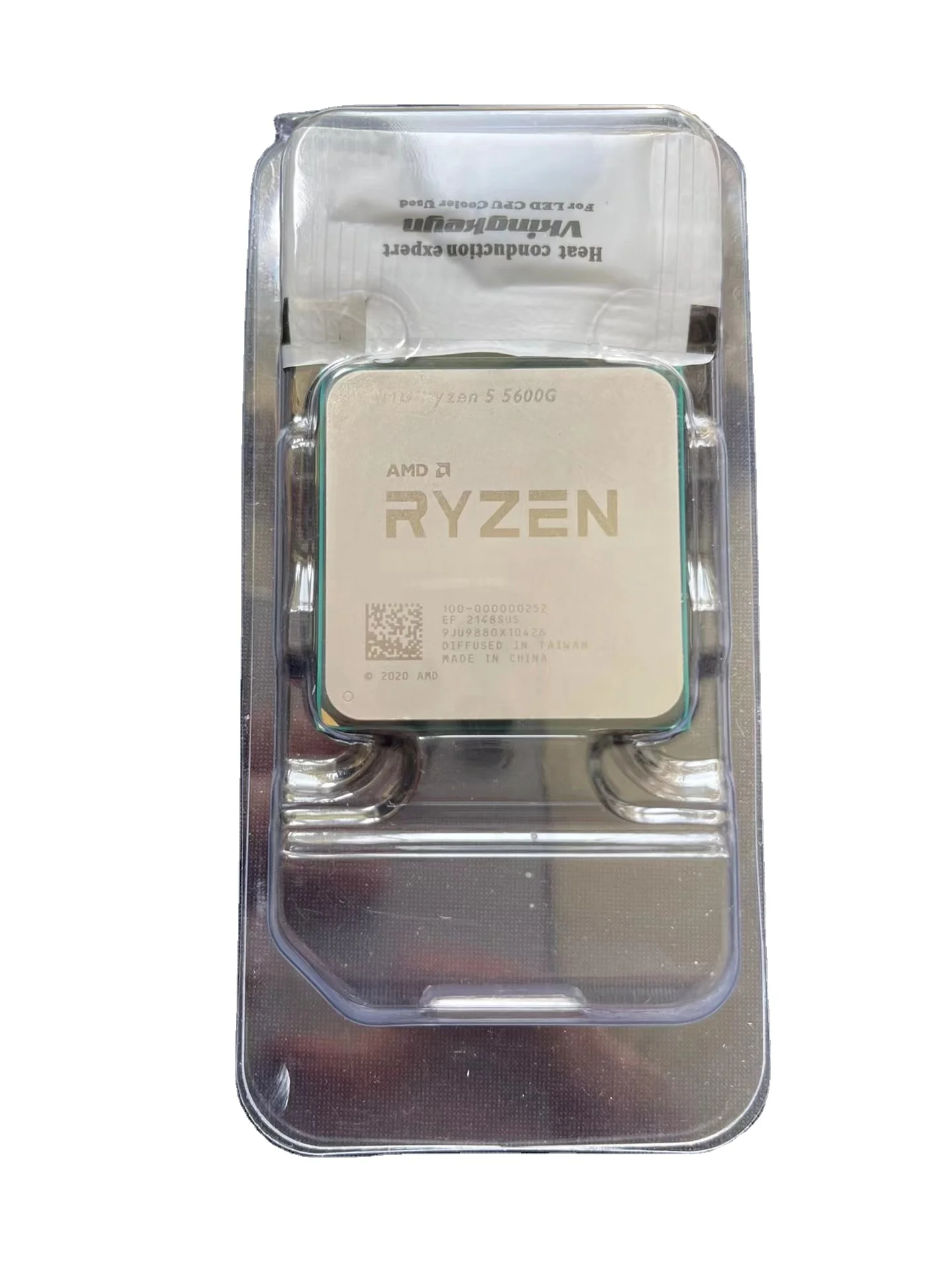Новый AMD R5-5600G лоток процессор AM4 настольный 7nm носить Radeon 6-ядерный 12 нить 3 9 ГГц