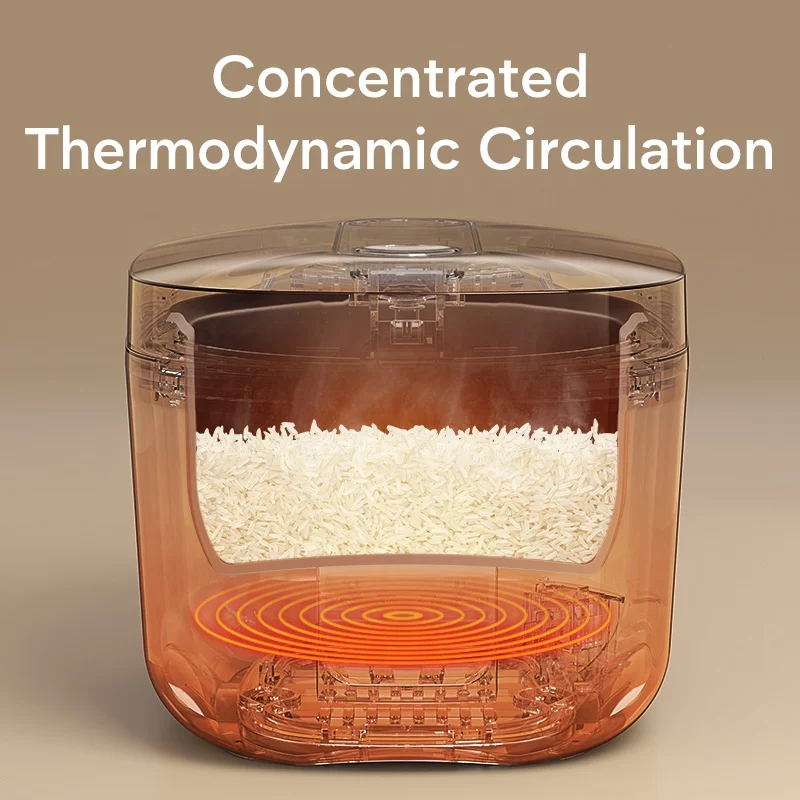 Маленькая кухонная техника, индивидуальная цифровая рисоварка с низким содержанием сахара, большой размер л, электрическая рисоварка