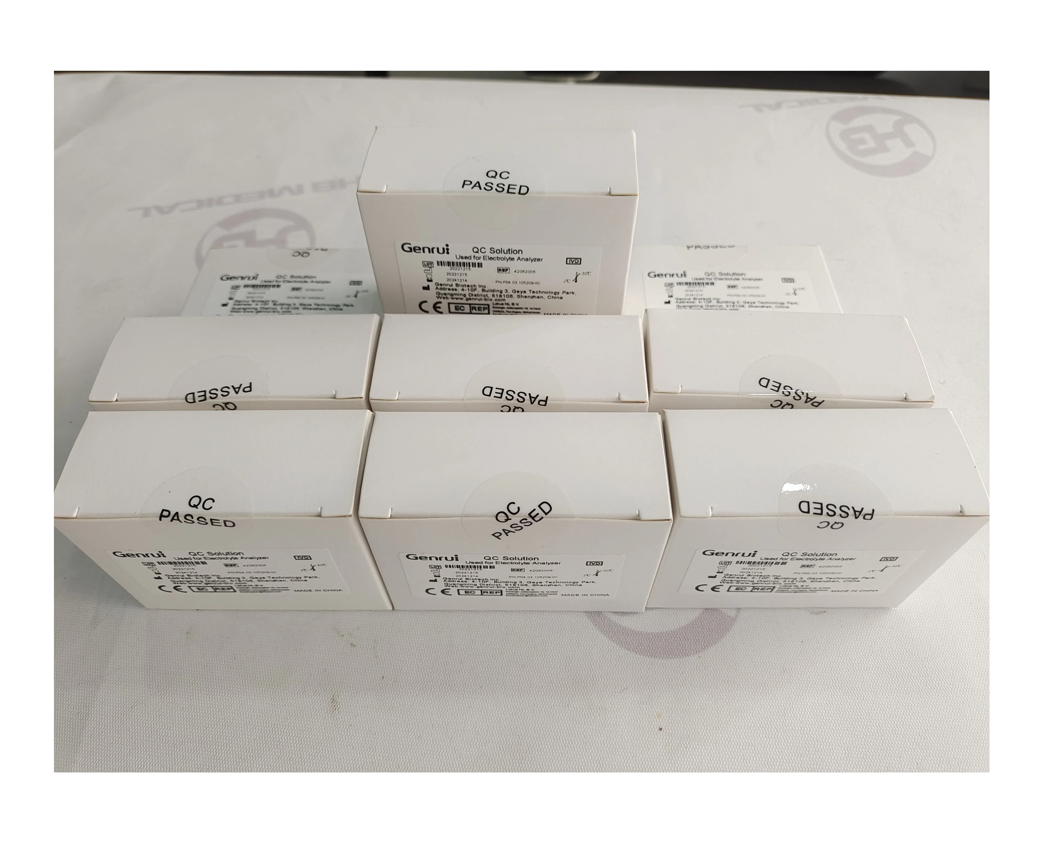 ORIGINAL Genrui Reagents DS-III Electrolyte Reagent for GE300 Electrolyte Analyzers Calibration Reagents Deproteinizer