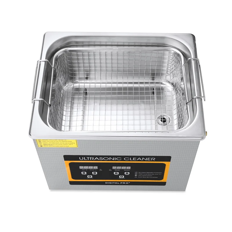 10L Lab Ultrasonic Cleaner Degas Bath DPF Metal Parts Mould Glassware Oil Rust Degreaser Ultra sonic Cleaning Machine