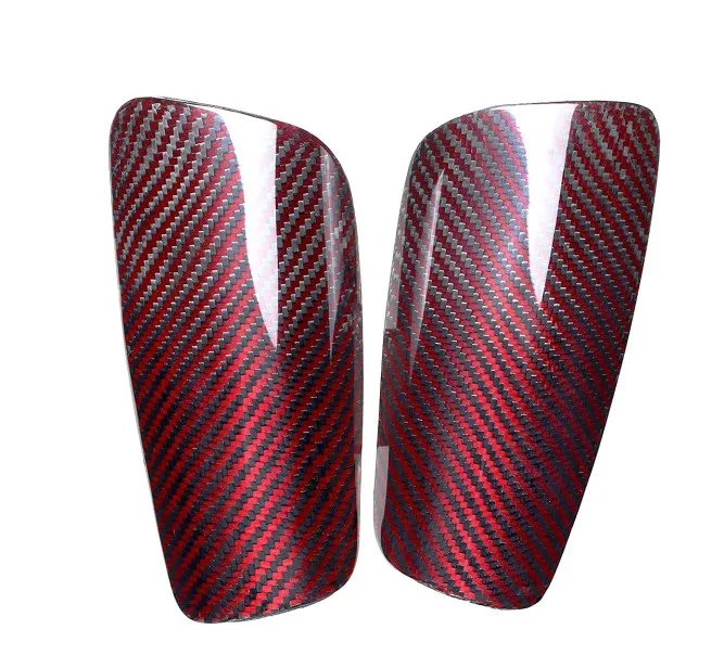 Carbon Fiber Knee Soccer Shin Guard Pads Lightweight Colorful Football Shin Guards