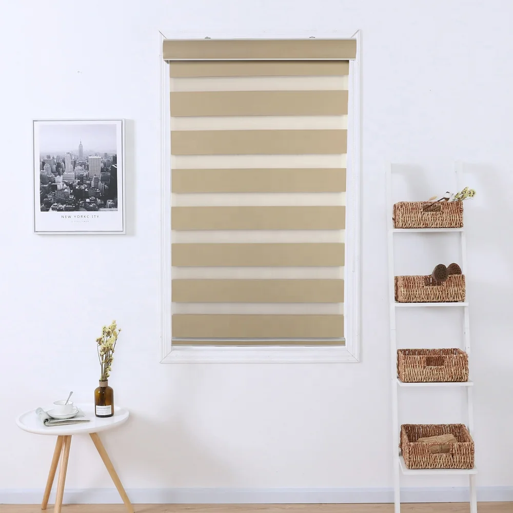 Haoyan New design double blind day and night roller zebra blinds office curtains and blinds
