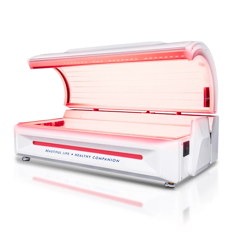 Red Light Therapy Bed Home Use Photobiomodulation Device Natural Near-Infrared Pain Relief Skin Rejuvenation Sauna Treatment
