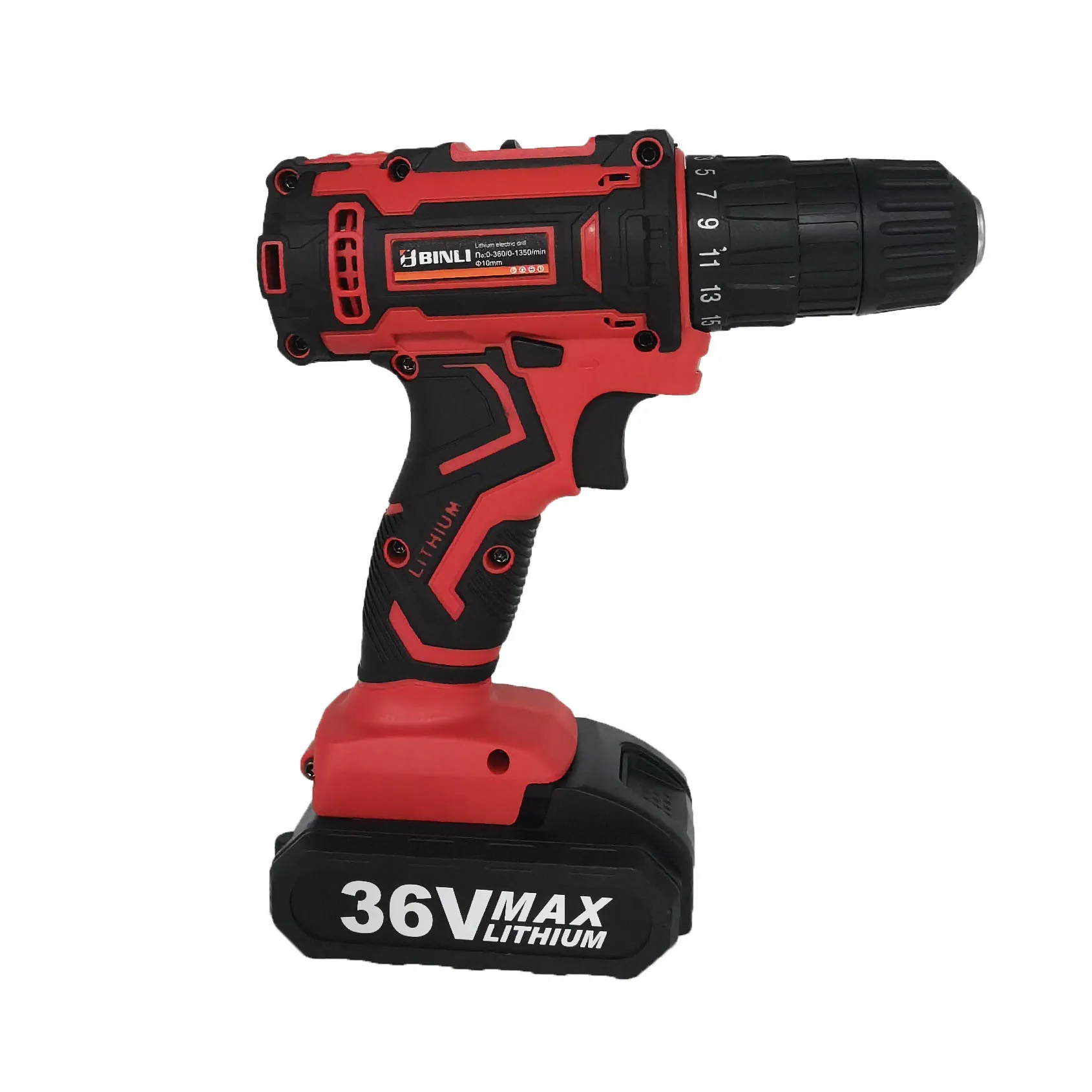 Электрический ударный беспроводной литиевый аккумулятор 36 В, беспроводная перезаряжаемая электродрель «сделай сам», инструменты