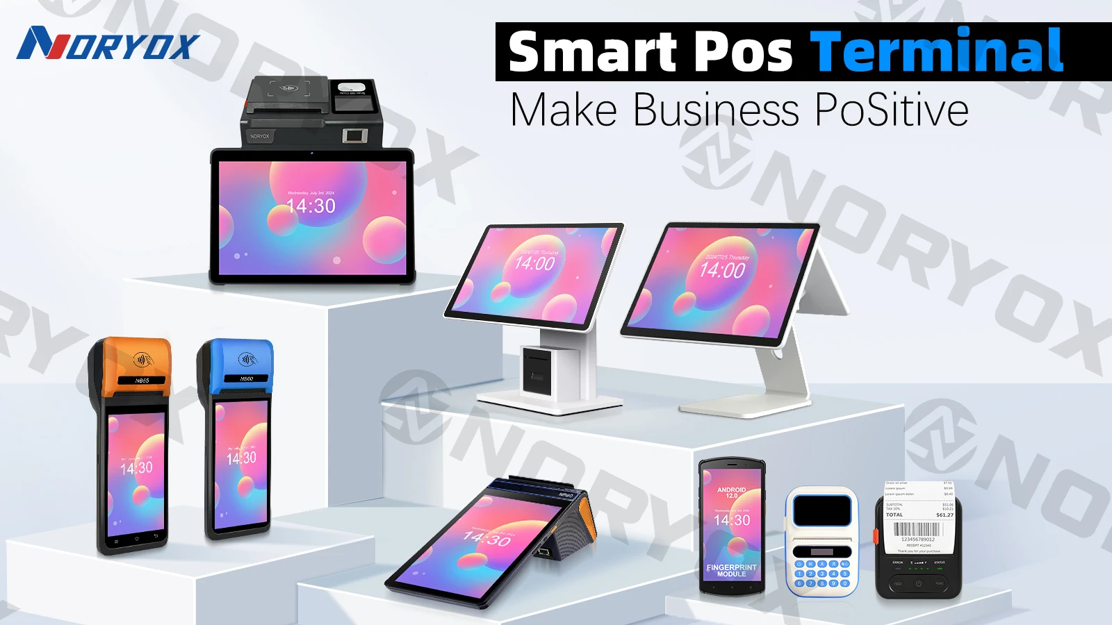 Professional Manufacturer Wholesale 6 Inch 3+32GB Pos Terminal Android 14 Mini Pos Nfc Noryox Nb60Pro Android Pos Machine