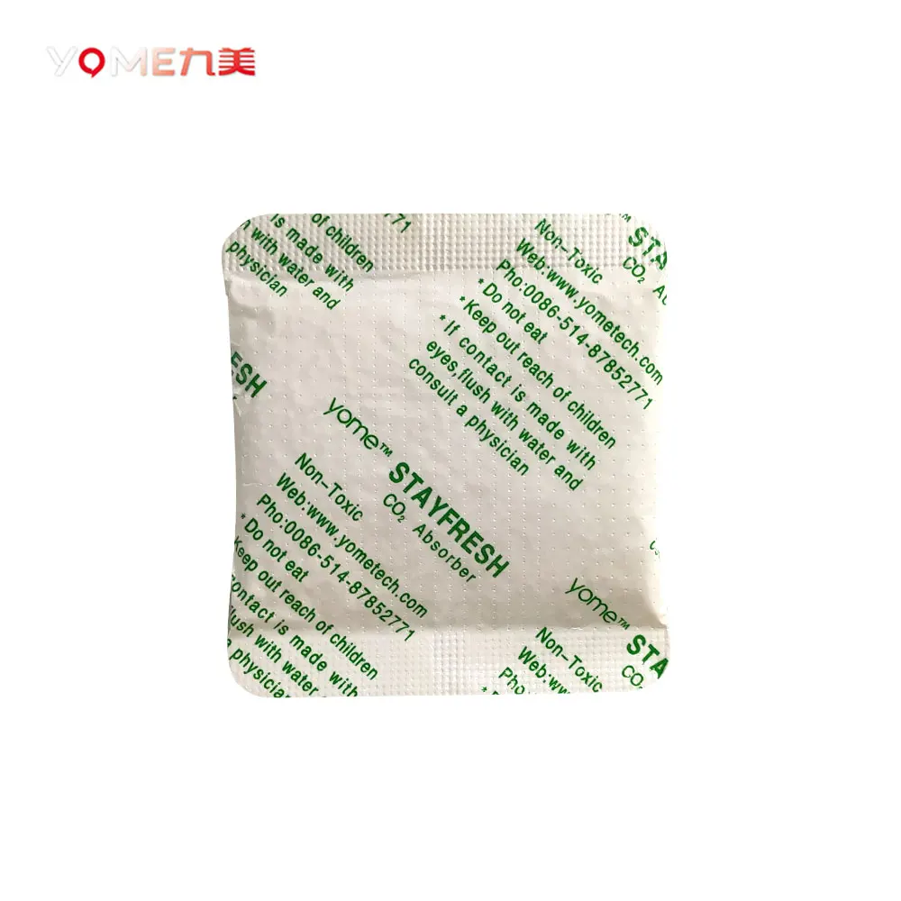 Популярный 40 г stayfresh CO2 поглотитель для пищевых продуктов, овощей, очищенного чеснока