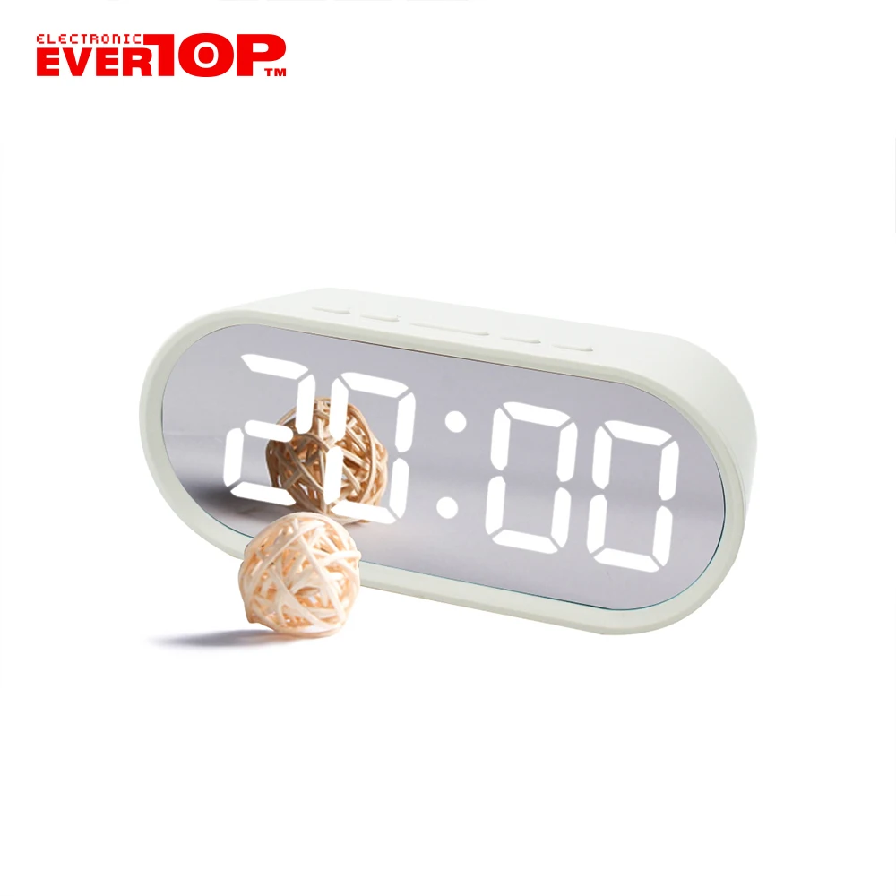 Новейший будильник цифровой функциональный Настольный светодиодный
