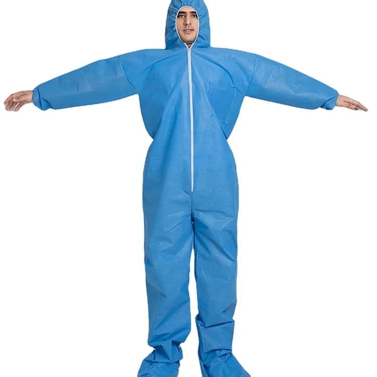 Hot Selling Type 4/5/6 Microporous Protective Waterproof Equipment Coverall Customized Disposable Suit Sample